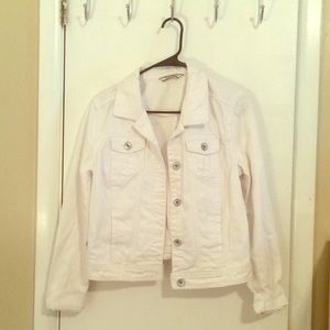 White Jean Jacket